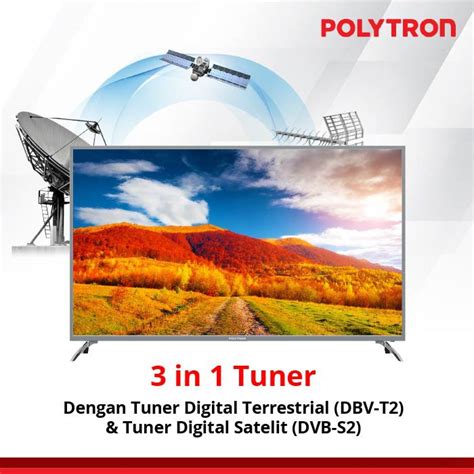 Jual DIGITAL LED TV POLYTRON PLD 55US88504K UHD LED TV 55 Inch DVBT2