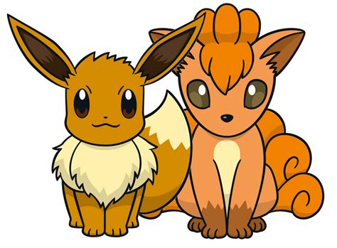 Dream World Eevee and Vulpix by Gustavo876 on DeviantArt