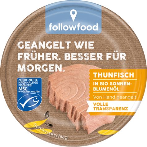 Thunfisch Konserven Followfood