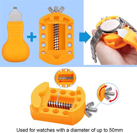 JOREST Kit Changement Pile Montre Kit Outil Montre Tournevis