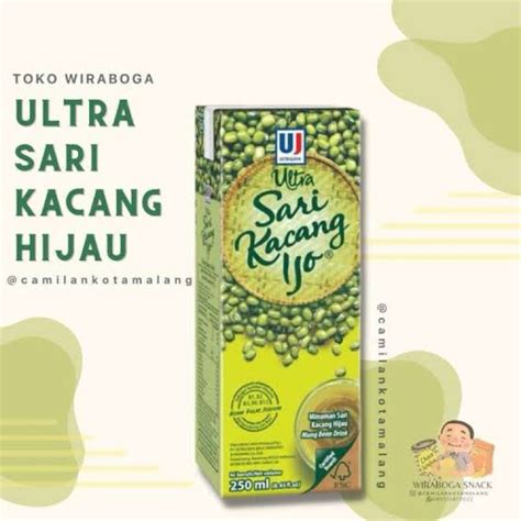 Jual Sari Kacang Ijo Ultra Jaya Ml Shopee Indonesia