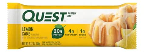 Quest Protein Bar Lemon Cake G Importada Mercadolivre