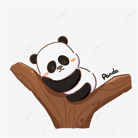 Cute Panda Sleeping Panda Sleep Cartoon Png Transparent Clipart