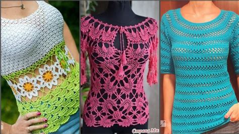 Top Latest Stylish Trendy Easy Crochet Handknit Blouse Top Pattern