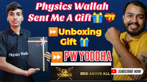 Physics Wallah Sent Me A Gift Campus Ambassador Pw Yoddha Gift