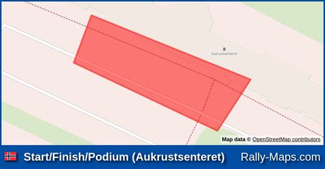 Karte Start Ziel Podium Aukrustsenteret Rally Tron