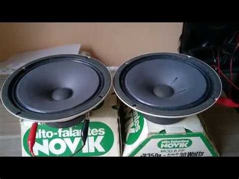 Alto Falante Novik 6 FP 30 Watts IHF YouTube