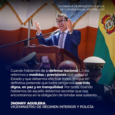 Ministerio De Gobierno Bolivia On Twitter Jhonny Aguilera