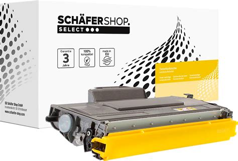 Schäfer Shop Select 2x XXL Toner ersetzt Brother TN 2120 schwarz