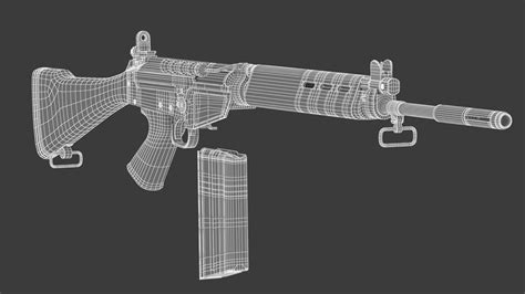 FN FAL 3D TurboSquid 1760517