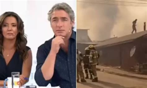 Periodista De Canal 13 Rompe En Llanto Durante Despacho De Incendio