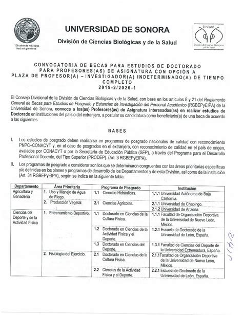 PDF División de Ciencias Biológicas y de la Salud El Consejo