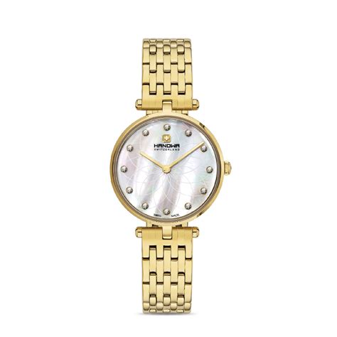 Hanowa Maggia Woman Watch Gold 30mm - Sunlab Malta