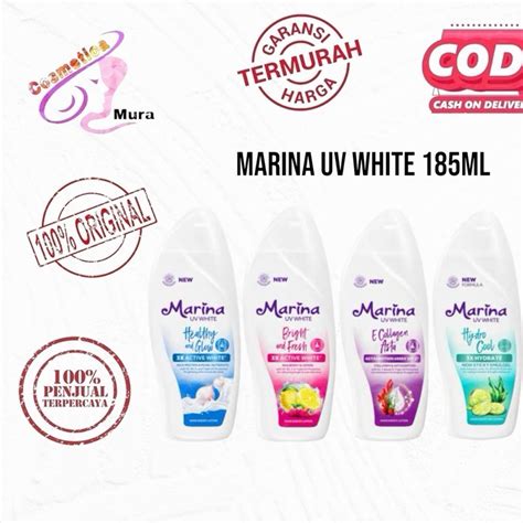 Jual Marina Uv Lotionn Ukuran 185 Ml Marina Body Serum Total Care