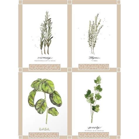 Bloxburg Decals Edible Plants Bloxburg Decal Codes Bloxburg Decals