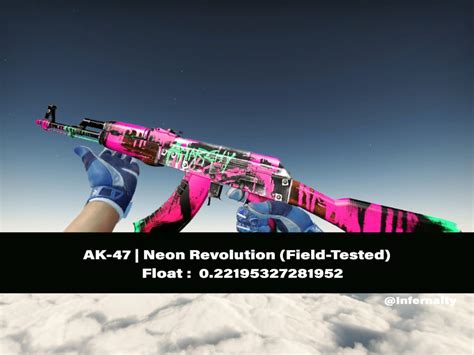 AK 47 Neon Revolution FT CSGO SKINS KNIVES Video Gaming Gaming