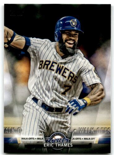 Topps Salute Series Eric Thames Milwaukee Brewers S Ebay