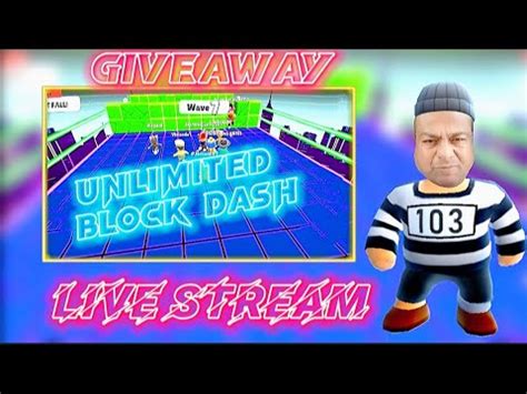 O Unlimited Block Dash Code Live Stumble Guys Live Block Dash