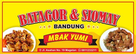 Template Banner Batagor Siomay Vektor Cdr Masvian