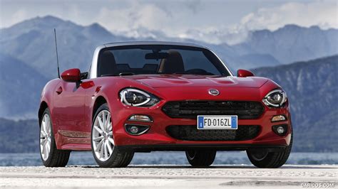 2017 Fiat 124 Spider Red Front Hd Wallpaper 49