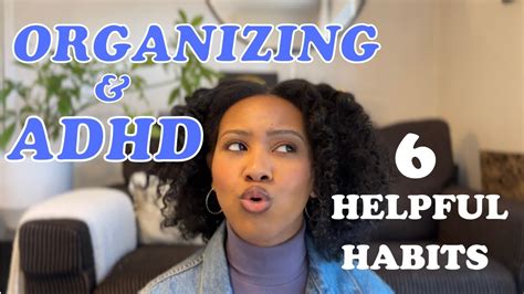 How I Organize My Life With Adhd Youtube