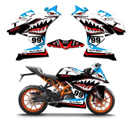 Ktm Rc 200 Sticker Set Order Sales Br