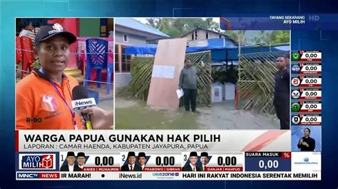 Warga Papua Antusias Gunakan Hak Pilih Di Pesta Demokrasi Ayo Milih