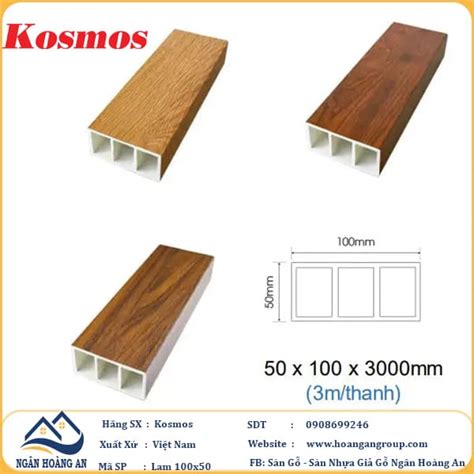 Thanh Lam Gỗ Nhựa Trong Nhà Kosmos Tại Quận 9 Quận 10 Tphcm