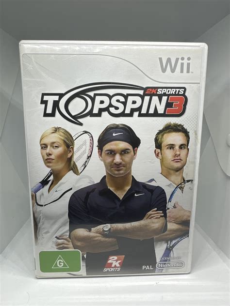 Top Spin 3 Wii Nintendo Overrs Gameola Marketplace