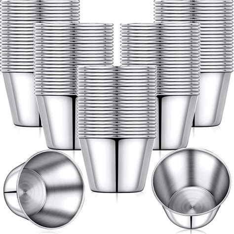 Amazon Metal Sauce Cups Individual Salsa Cups Metal Ramekins