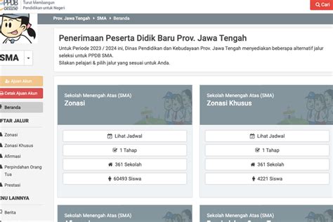 Pengumuman Ppdb Jateng Sma Dan Smk Hasil Seleksi Diumumkan Hari