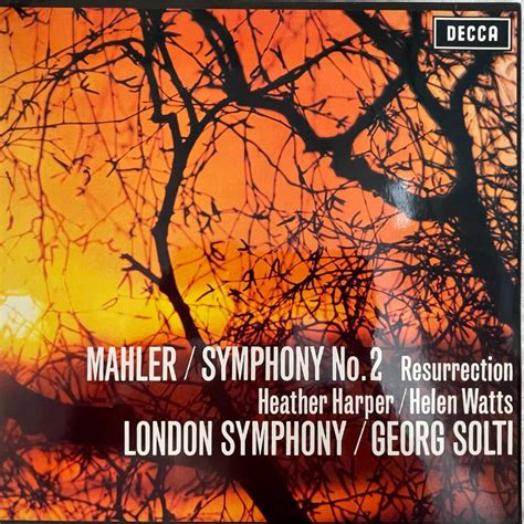 Mahler London Symphony Georg Solti Symphony No X Vinyl Decca