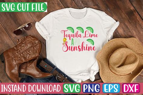 Tequila Lime And Sunshine Svg Graphic By Momin Graphice Creative Fabrica