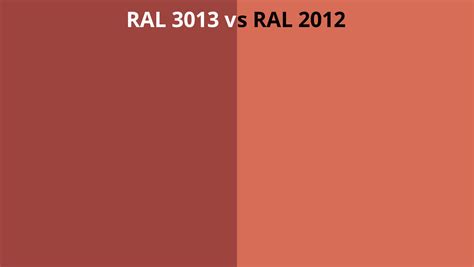 Ral 3013 Vs 2012 Ral Colour Chart Uk