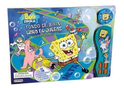 Bob Esponja Fondo de Bikini Libro de Juegos Electrónico divertidos juegos con Bob Esponja y