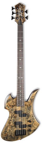 Bc Rich Mockingbird Plus Bass 5 Ghost Black