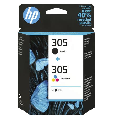 CARTOUCHE D ENCRE HP ORIGINAL 305 6ZD17AE N305 NOIR COULEURS