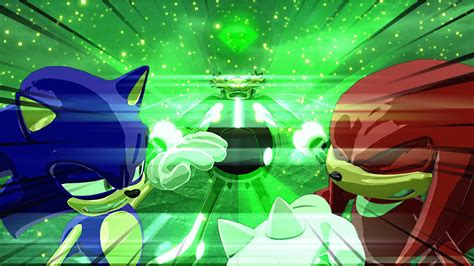 Sonic And Knuckles Vs Super Eggman Part 2 Sonic Animation ソニック V ナックルズ Youtube