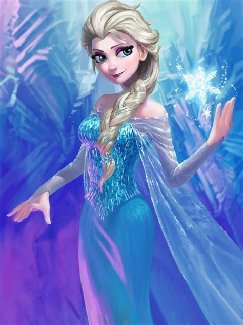 Elsa Fanart Source Unknown R Frozen