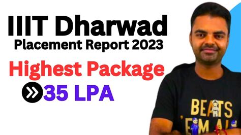 IIIT Dharwad Placements Report 2023 Highest Package Average Package