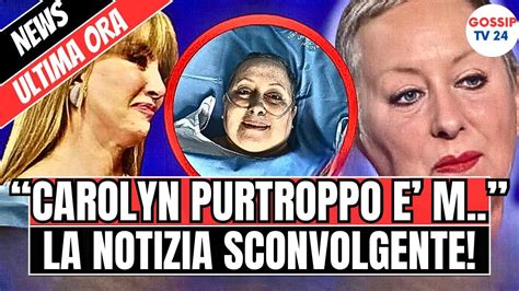 CAROLINE SMITH LA NOTIZIA SHOCK POCO FA ANNUNCIO DA BRIVIDI CHE