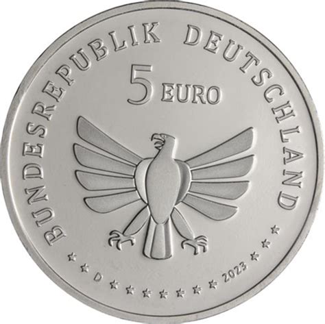 Deutschland 5 Euro 2023 Rostrote Mauerbiene