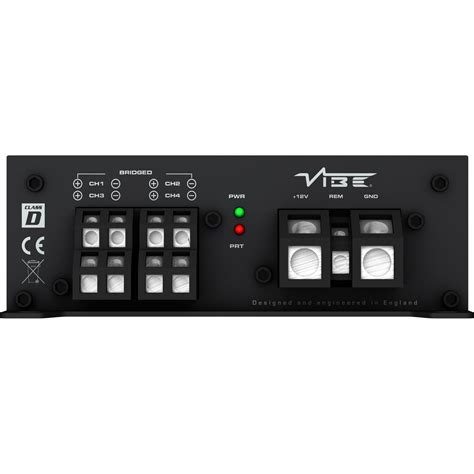 Vibe Powerbox 80.4M Amp Compact Micro Class D 4 Channel Car Stereo ...