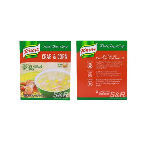 Knorr Real Chinese Soup Crab And Corn 6pcs Carlo Pacific