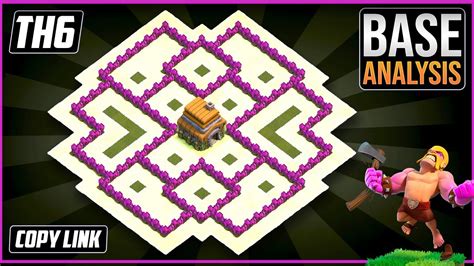 NEW BEST TH6 Hybrid Trophy Base COC Town Hall 6 Hybrid Base Design