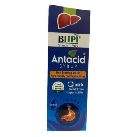 Buy BHPI Antacid Syrup - Uses, Benefits & Dosage