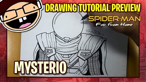 [preview] How To Draw Mysterio Spider Man Far From Home Tutorial