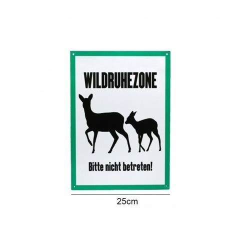 Aluminium Sign Caution Wildlife Zone Karoe Nl