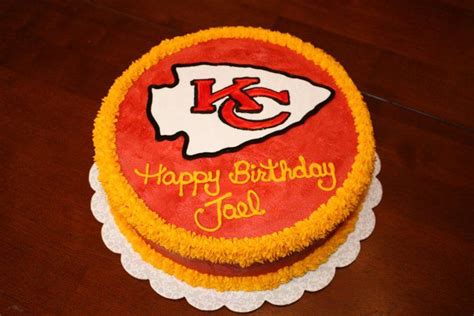 Kansas City Chiefs Football Cake