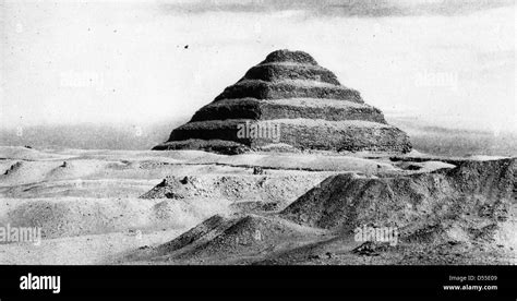 Depicts Step Pyramid Steppyramid Tomb Hi Res Stock